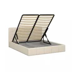 Кровать инуа 180х200 бежевого цвета с подъемным механизмом