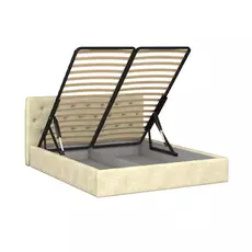 Кровать инуа 180х200 бежевого цвета с подъемным механизмом