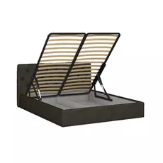 Кровать инуа 180х200 черного цвета с подъемным механизмом