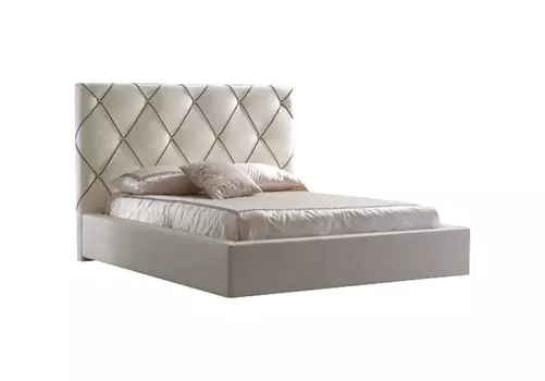 Кровать Kalibry с обивкой из кожи 160х200