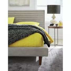 Кровать Kelly серого цвета 180х200