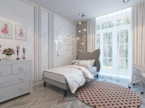 Кровать Kitty бежевого цвета 140х200