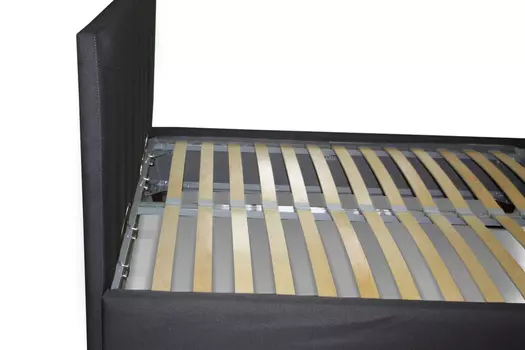 Кровать клэр черного цвета 160х200 с ящиком для хранения