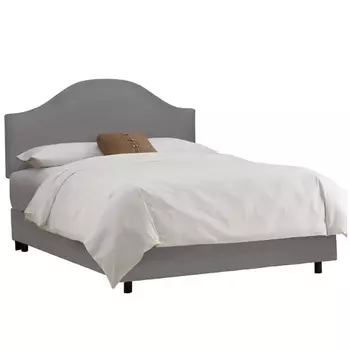 Кровать Libby Gray серого цвета 180х200