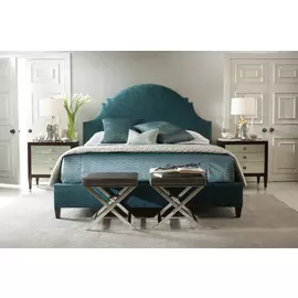 Кровать Lindsey бирюзового цвета 160х200 с подъёмным механизмом