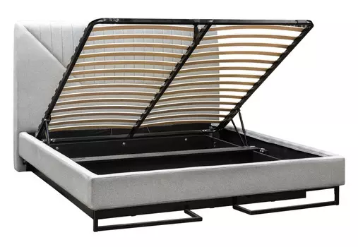 Кровать Loft Alberta стоун 160х200 с подъемным механизмом