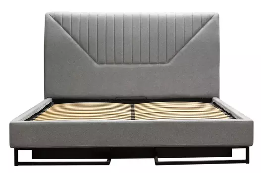 Кровать Loft Alberta стоун 180х200 с подъемным механизмом