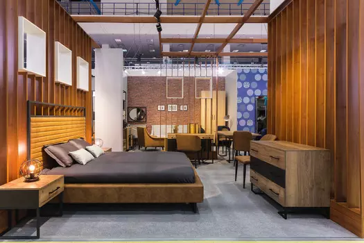Кровать Loft грейс браун с подъемным механизмом и ящиком 140х200
