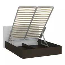 Кровать магна 140х200 с изголовьем молочного цвета и подъемным механизмом