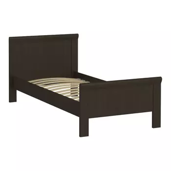 Кровать магна 90х200 темно-коричневого цвета