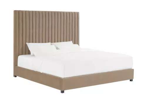 Кровать марчелла бежевого цвета 160х200