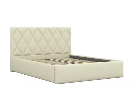 Кровать миа белого цвета с ортопедическим основанием 160х200