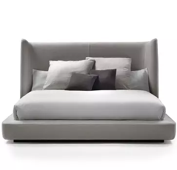 Кровать Midnight серого цвета 180х200