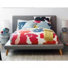 Кровать Mod серого цвета 180х200