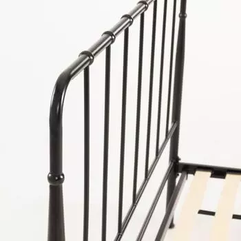 Кровать Naomy черного цвета 160x200