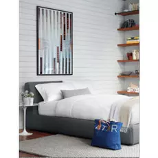 Кровать Nest синего цвета 180х200