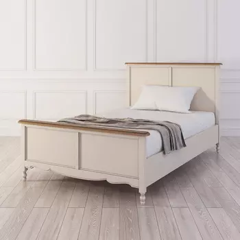 Кровать односпальная Leblanc бежевого цвета 120х200