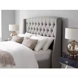 Кровать Olive серого цвета 160х200