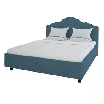 Кровать Palace велюр морская волна 180x200