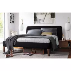 Кровать Parallel красного цвета 140х200