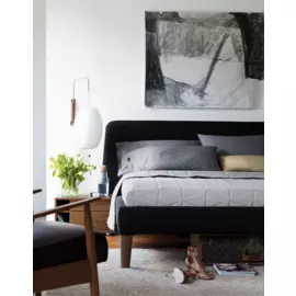 Кровать Parallel красного цвета 160х200