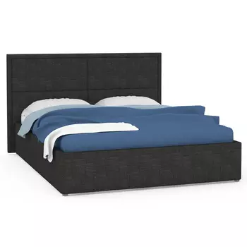 Кровать прага черного цвета 160х200