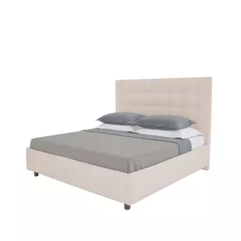 Кровать Royal Black светло-бежевая 200х200