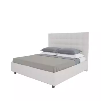 Кровать Royal Black велюр бежевый 200х200