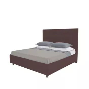 Кровать Royal Black велюр коричневый 200х200