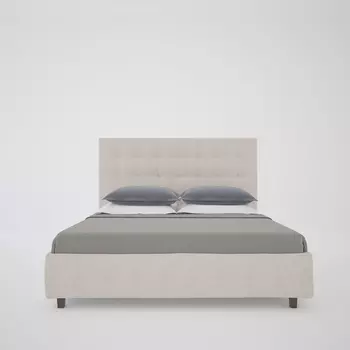 Кровать Royal Black велюр серый 200х200