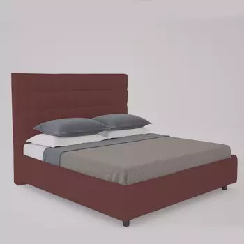 Кровать Shining Modern с мягким изголовьем и прочным деревянным каркасом 200х200