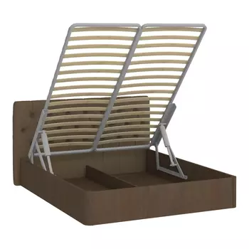 Кровать сиена 180х200 коричневого цвета и подъемным механизмом