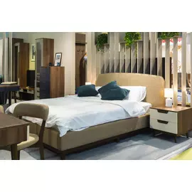 Кровать сканди лайт бежевый 160х200