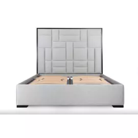 Кровать Sloane cветло-серого цвета 160×200