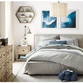 Кровать Sona серого цвета 180х200