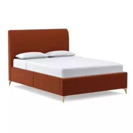 Кровать Storage серого цвета 160х200 с подъемным механизмов