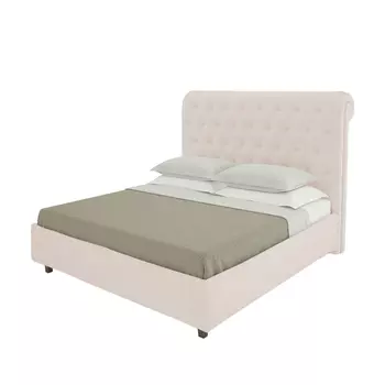 Кровать Sweet Dreams велюр светло-бежевый 140х200