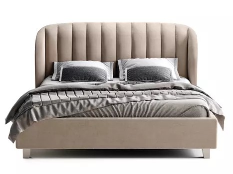 Кровать Tulip бежевого цвета 200х200