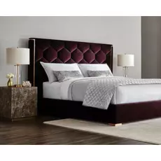 Кровать Viola фиолетового цвета 140х200