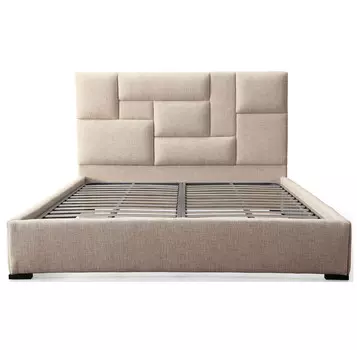 Кровать Wax бежевого цвета 160х200