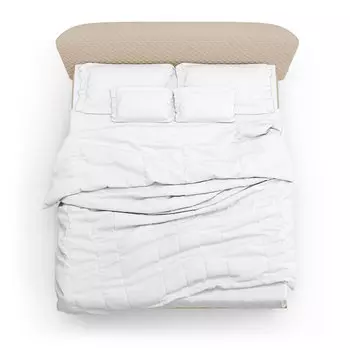 Кровать венди бежевого цвета 140х200