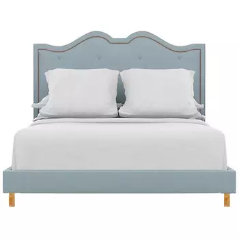 Кровать Williams голубого цвета 160x200