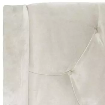 Кровать Wing-2 велюр бежевый 200x200