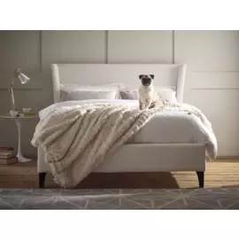 Кровать Zach темно-коричневого цвета 140х200