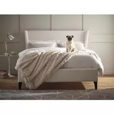 Кровать Zach темно-коричневого цвета 200х200