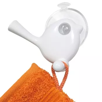 Крючок для душа настенный Piep розового цвета