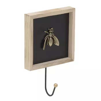 Крючок одинарный цвет черное с золотом