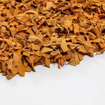 Круглый ковер Bonnie оранжевого цвета