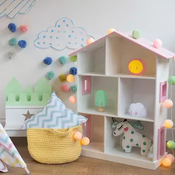 Кукольный дом Manchester розовый