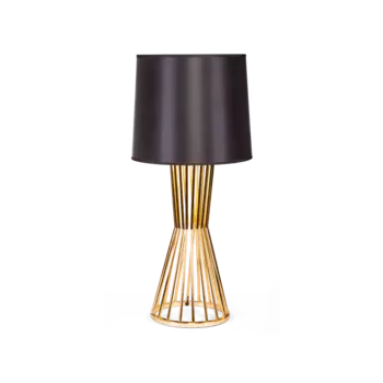 Лампа настольная Barras с черным абажуром